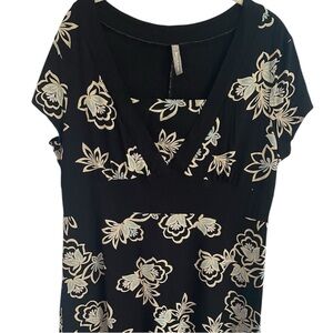 HANNA ANDERSSON Fit & Flare Floral Print Dress large